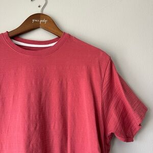 Kenneth Cole Men's Crewneck T-Shirt - Coral Pink